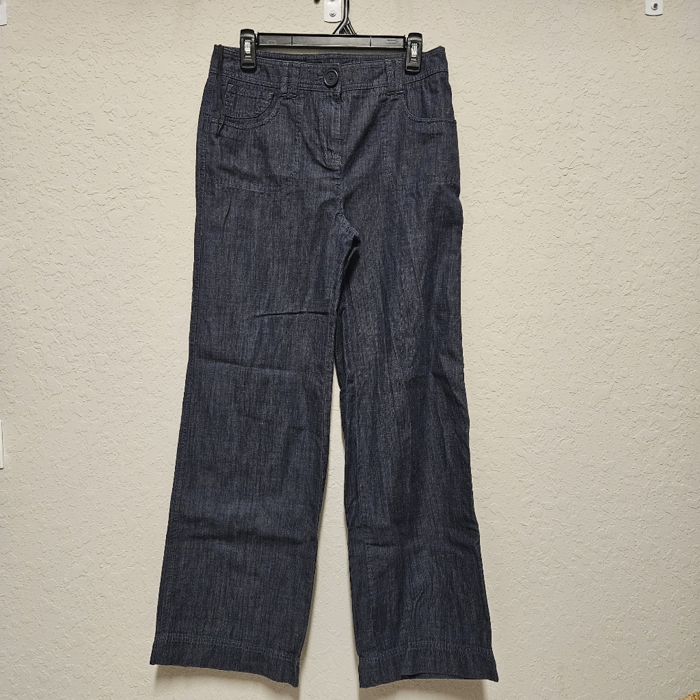 Jones New York Womens Sz 6 wide leg Pants